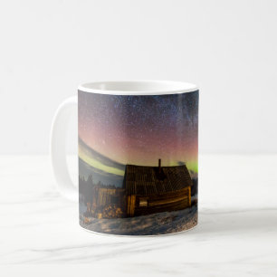 Eis und Schnee Aurora Polaris Murmansk, Island Kaffeetasse