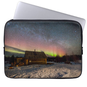 Eis und Schnee Aurora Polaris Murmansk, Island Laptopschutzhülle