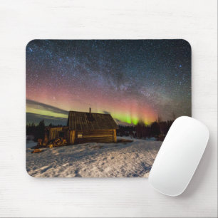 Eis und Schnee Aurora Polaris Murmansk, Island Mousepad