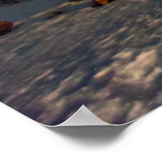 Eis und Schnee | Aurora Polaris Murmansk, Island Poster (Ecke)