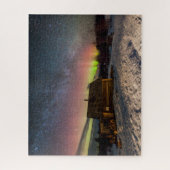Eis und Schnee | Aurora Polaris Murmansk, Island Puzzle (Vertikal)