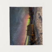 Eis und Schnee | Aurora Polaris Murmansk, Island Wandteppich (Vorderseite)