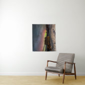 Eis und Schnee | Aurora Polaris Murmansk, Island Wandteppich (Beispiel)