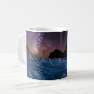 Eis und Schnee Baikalsee, Sibirien, Russland Kaffeetasse