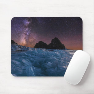Eis und Schnee   Baikalsee, Sibirien, Russland Mousepad