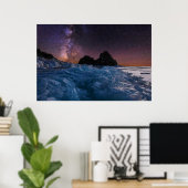 Eis und Schnee | Baikalsee, Sibirien, Russland Poster (Heimbüro)