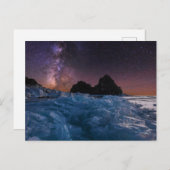 Eis und Schnee | Baikalsee, Sibirien, Russland Postkarte (Vorne/Hinten)