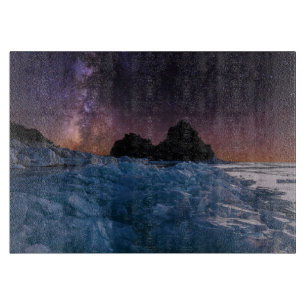Eis und Schnee Baikalsee, Sibirien, Russland Schneidebrett