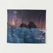 Eis und Schnee | Baikalsee, Sibirien, Russland Wandteppich (Vorderseite (Horizontal))