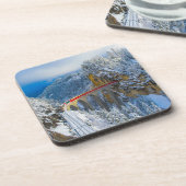 Eis und Schnee | Bernina Express, Schweiz Getränkeuntersetzer (Linke Seite)