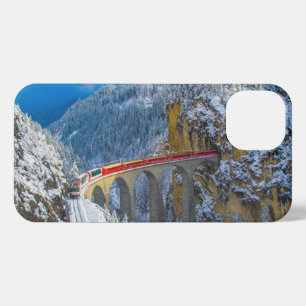 Eis und Schnee Bernina Express, Schweiz iPhone 13 Hülle