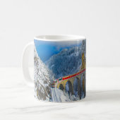 Eis und Schnee | Bernina Express, Schweiz Kaffeetasse (Vorderseite Links)