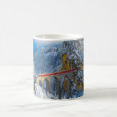 Eis und Schnee | Bernina Express, Schweiz Kaffeetasse (Mittel)