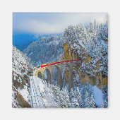 Eis und Schnee | Bernina Express, Schweiz Magnet (Vorne)