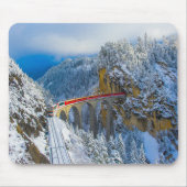 Eis und Schnee | Bernina Express, Schweiz Mousepad (Vorne)