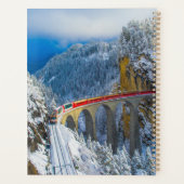 Eis und Schnee | Bernina Express, Schweiz Planer (Rückseite)