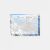 Eis und Schnee | Bernina Express, Schweiz Post-it Klebezettel (Vorderseite)