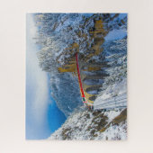 Eis und Schnee | Bernina Express, Schweiz Puzzle (Vertikal)