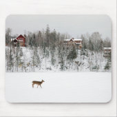 Eis und Schnee | Deh in Snow Quebec, Kanada Mousepad (Vorne)