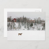 Eis und Schnee | Deh in Snow Quebec, Kanada Postkarte (Vorne/Hinten)