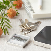 Eis und Schnee | Deh in Snow Quebec, Kanada Schlüsselanhänger (Seite)