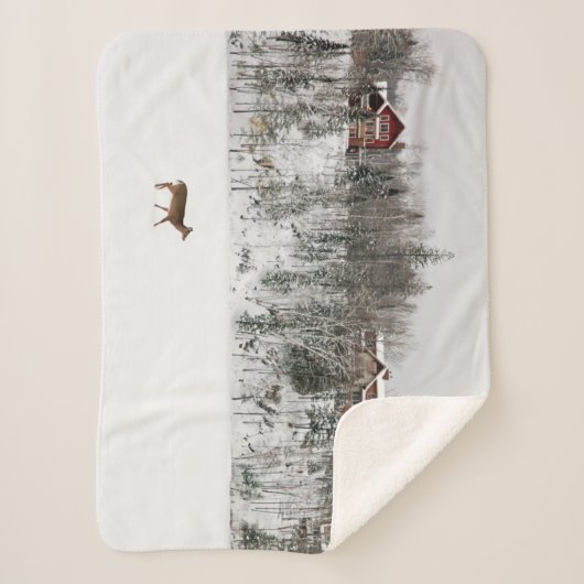 Eis und Schnee | Deh in Snow Quebec, Kanada Sherpadecke (Vorderseite)