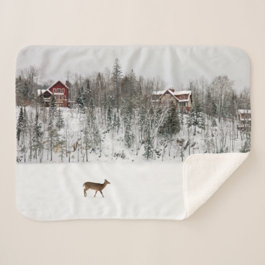 Eis und Schnee | Deh in Snow Quebec, Kanada Sherpadecke (Vorderseite (Horizontal))
