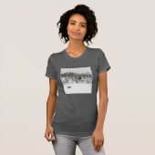 Eis und Schnee | Deh in Snow Quebec, Kanada T-Shirt (Vorne ganz)