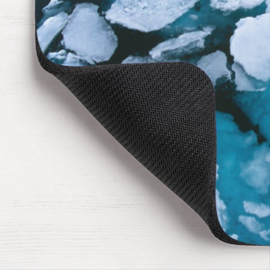 Eis und Schnee | Eisbär, arktischer Ozean, Svalbar Mousepad (Ecke)