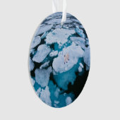 Eis und Schnee | Eisbär, arktischer Ozean, Svalbar Ornament (Vorderseite)