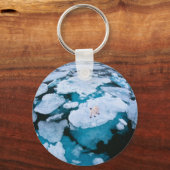 Eis und Schnee | Eisbär, arktischer Ozean, Svalbar Schlüsselanhänger (Rückseite)