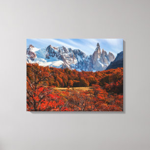 Eis und Schnee El Chalten, Argentinien Patagonia Leinwanddruck