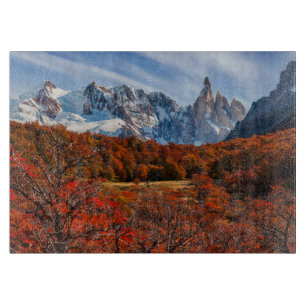 Eis und Schnee El Chalten, Argentinien Patagonia Schneidebrett