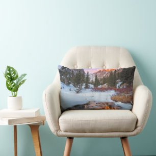 Eis und Schnee   Estes Park, Colorado Lendenkissen