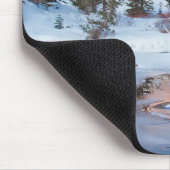 Eis und Schnee | Estes Park, Colorado Mousepad (Ecke)
