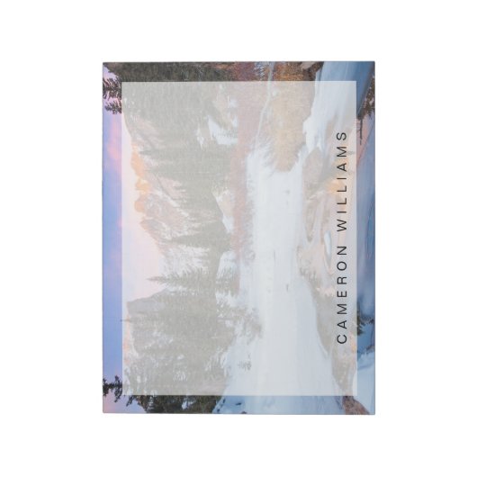 Eis und Schnee | Estes Park, Colorado Notizblock (Rotiert)