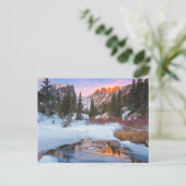 Eis und Schnee | Estes Park, Colorado Postkarte (Stehend Vorderseite)