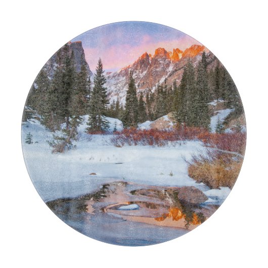 Eis und Schnee | Estes Park, Colorado Schneidebrett (Vorderseite)
