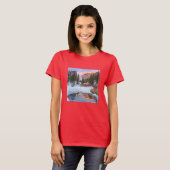 Eis und Schnee | Estes Park, Colorado T-Shirt (Vorne ganz)