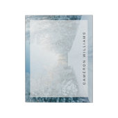 Eis und Schnee | Frozen Winter Road Russland, Sibi Notizblock (Rotiert)