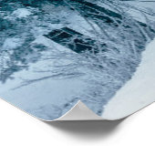 Eis und Schnee | Frozen Winter Road Russland, Sibi Poster (Ecke)