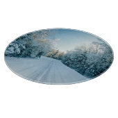 Eis und Schnee | Frozen Winter Road Russland, Sibi Schneidebrett (Ecke)