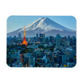 Eis und Schnee | Fuji & Tokyo Skyline Magnet (Horizontal)