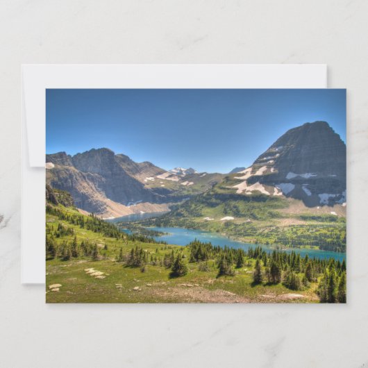 Eis und Schnee | Glacier National Park, Montana Dankeskarte (Vorderseite)