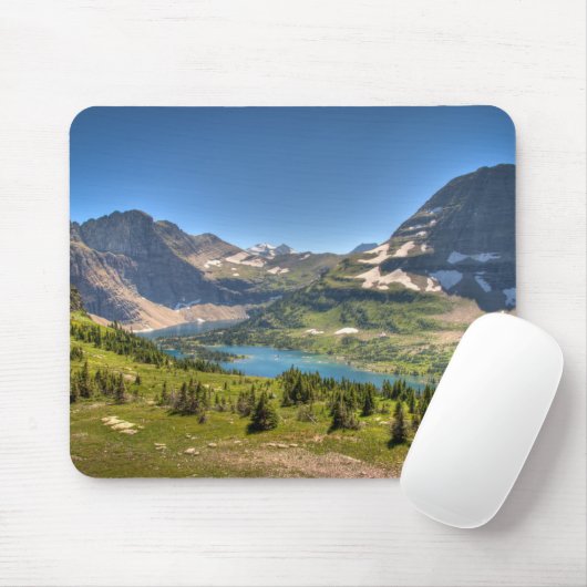 Eis und Schnee | Glacier National Park, Montana Mousepad (Mit Mouse)