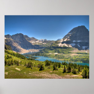 Eis und Schnee   Glacier National Park, Montana Poster