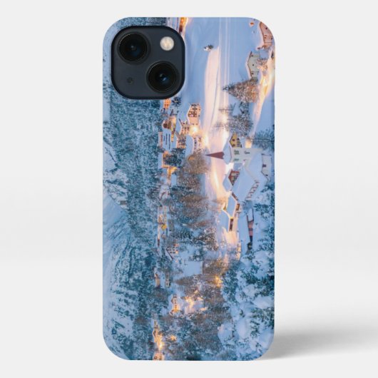 Eis und Schnee | Graubunden, Engadin, Schweiz iPhone Hülle (Rückseite)