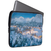 Eis und Schnee | Graubunden, Engadin, Schweiz Laptopschutzhülle (Vorne Rechts)