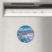 Eis und Schnee | Graubunden, Engadin, Schweiz Magnet (In Situ (Geschirrspüler))
