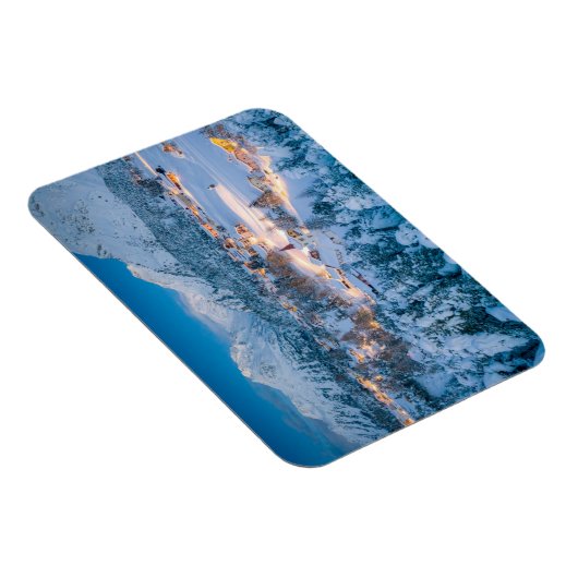 Eis und Schnee | Graubunden, Engadin, Schweiz Magnet (Rechte Seite)